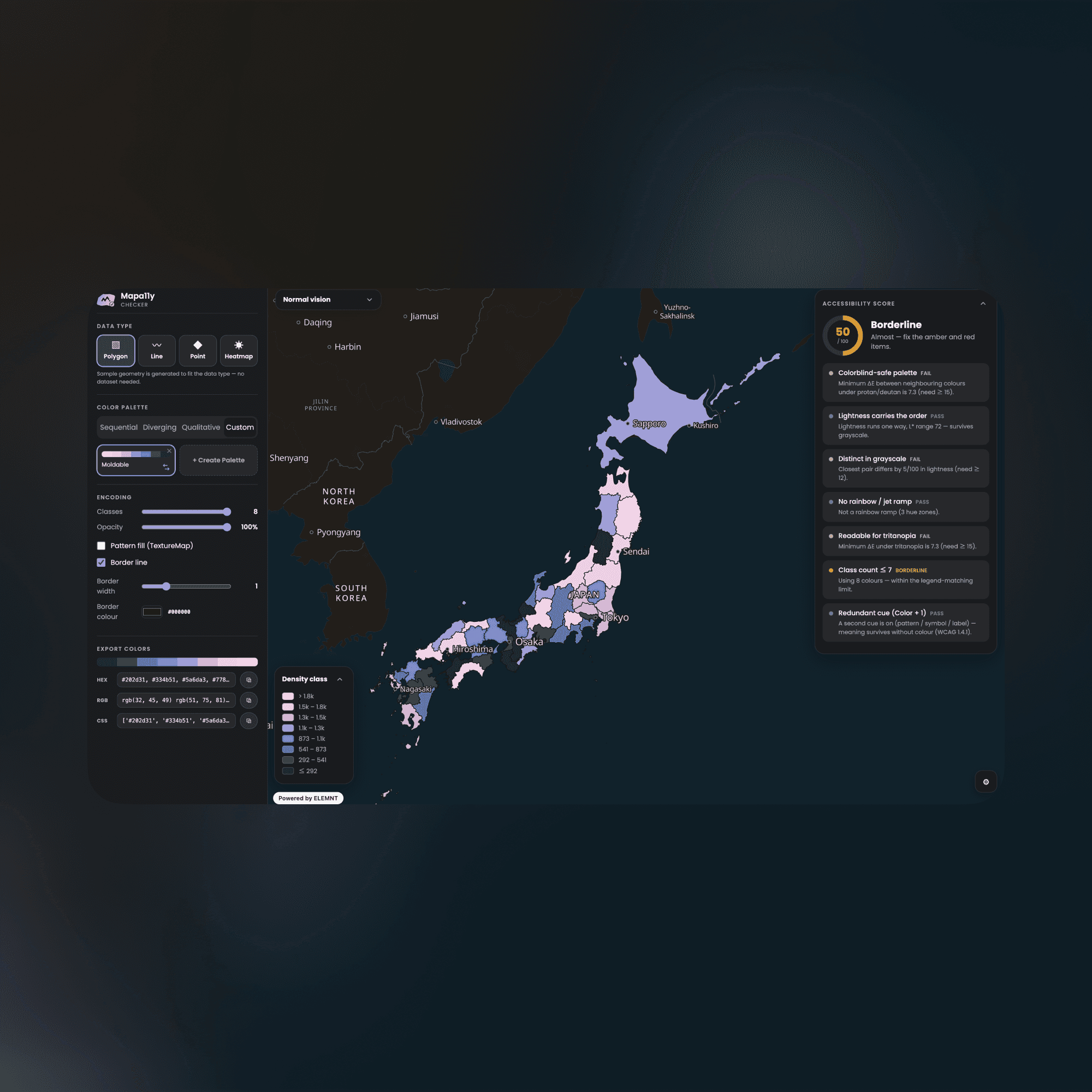 Mapa11y preview