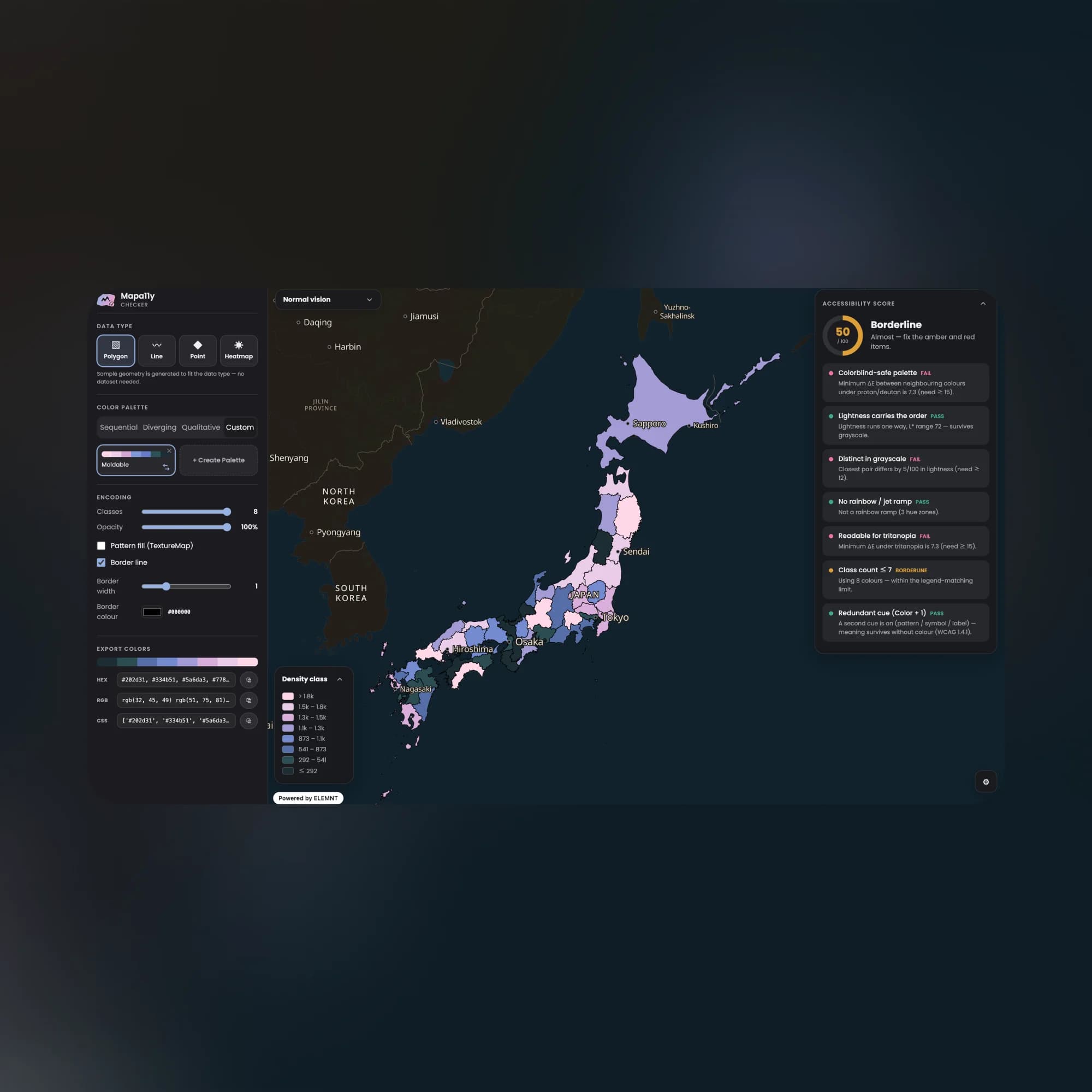 Mapa11y preview