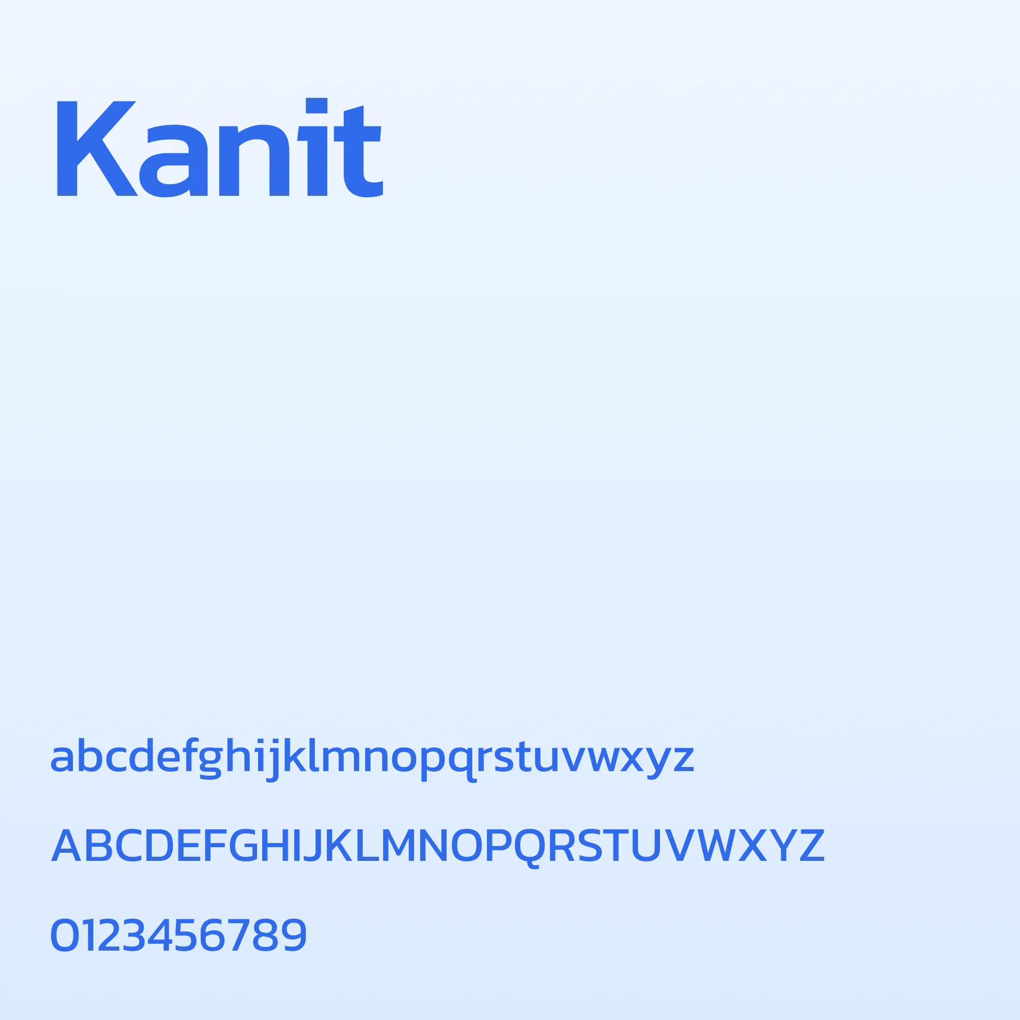 Disaster Platform typography system — Kanit
