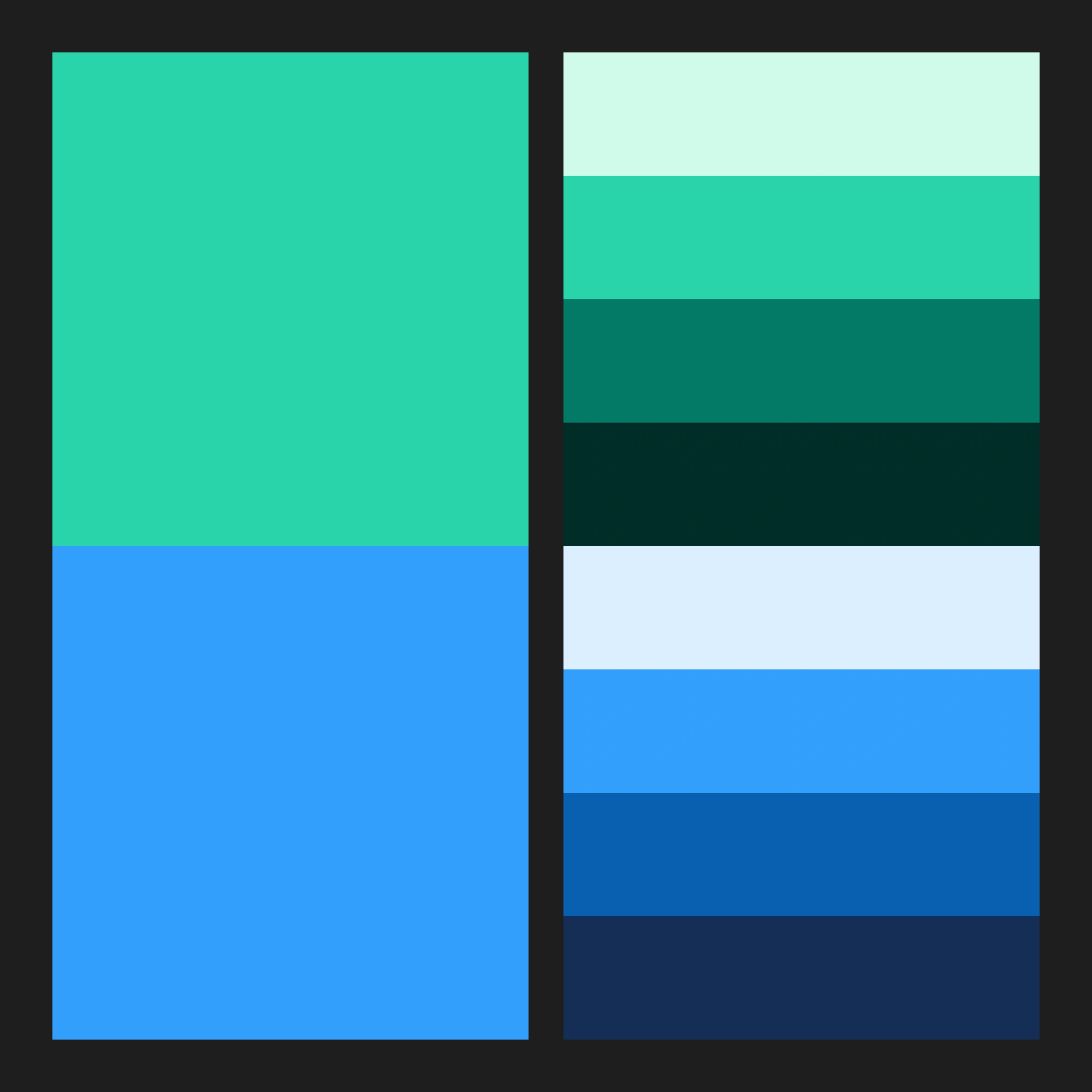 Geospatial Digital Twin color system
