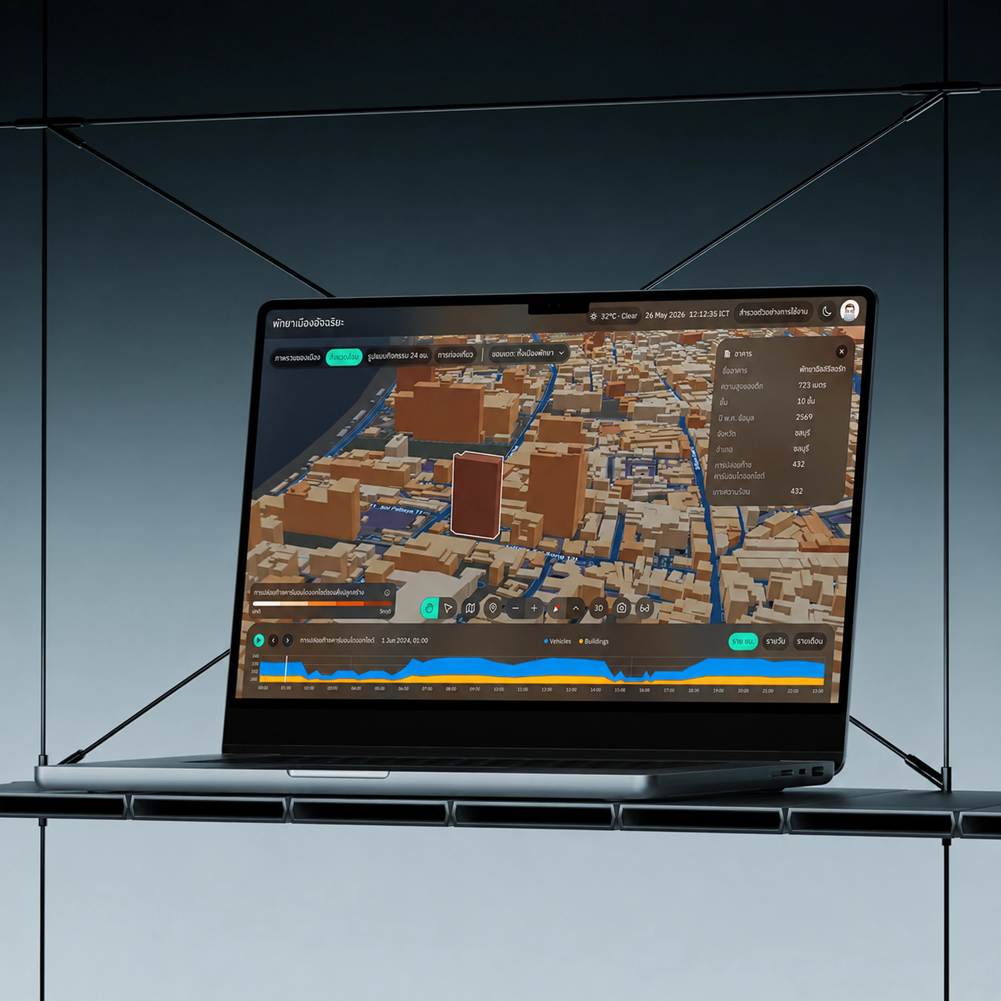 Geospatial Digital Twin product visual — scene two